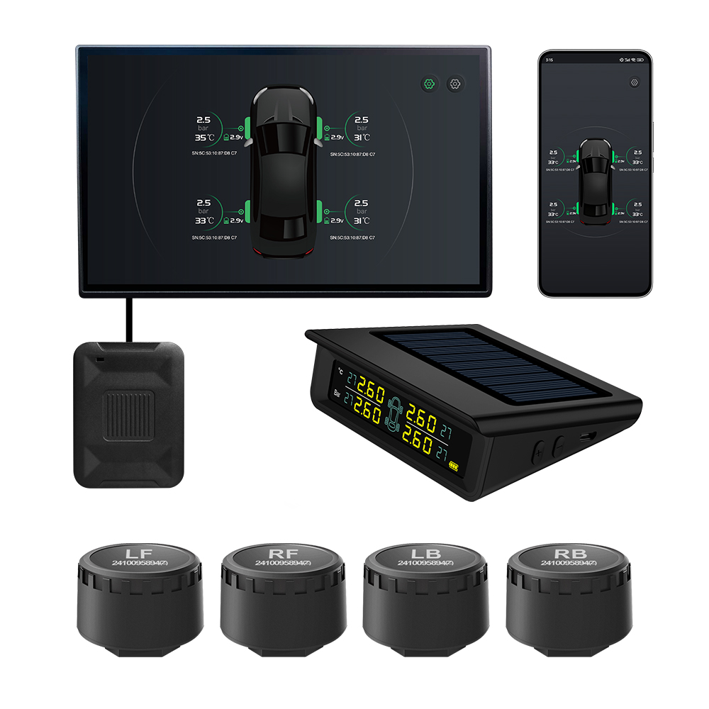 Digital Tire Pressure Monitoring System (TPMS) 4-Sensor