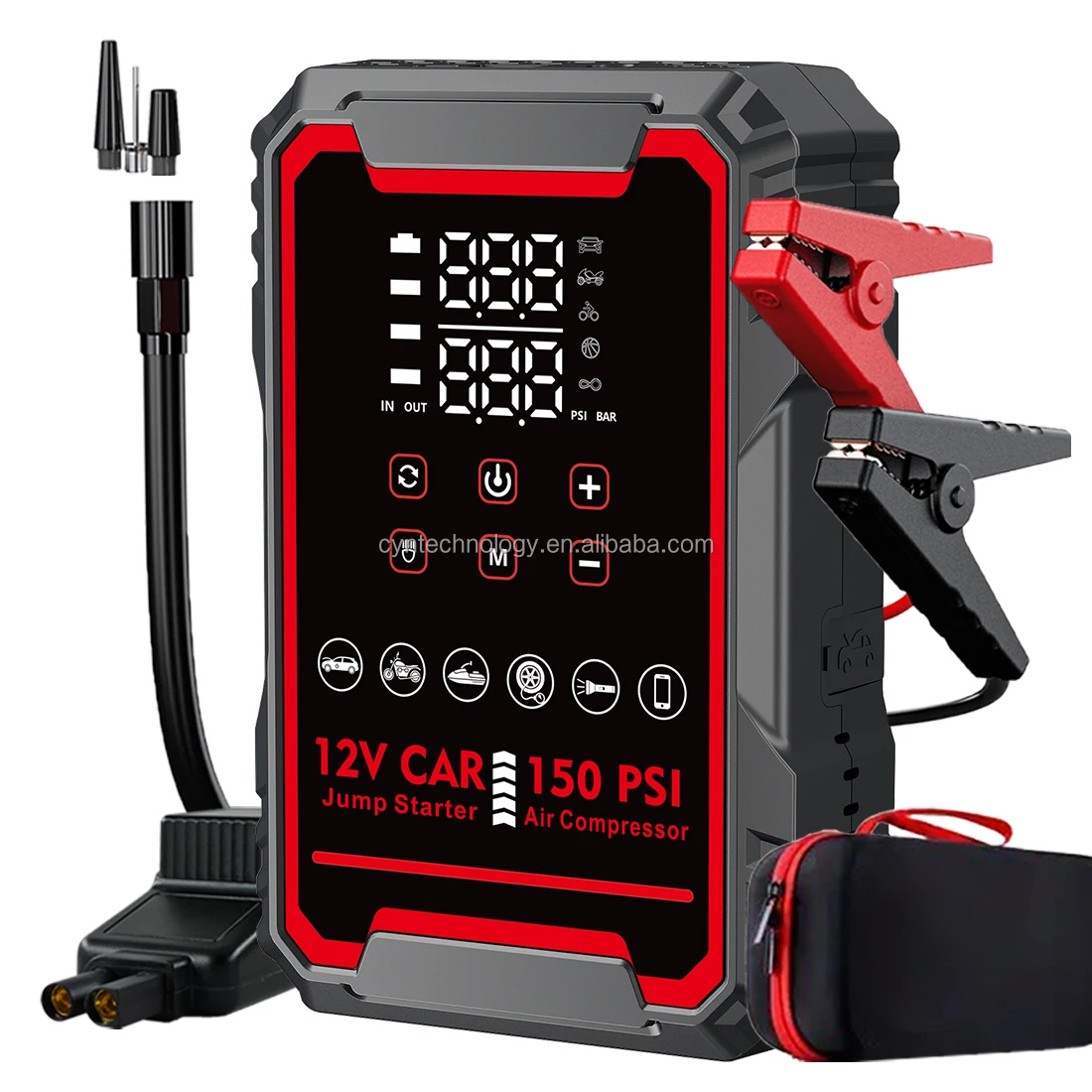 Portable Jump Starter Power Bank (2000A Peak)
